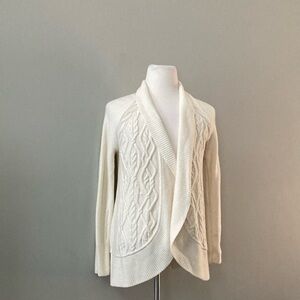 Talbots wool blend Ivory Cardigan